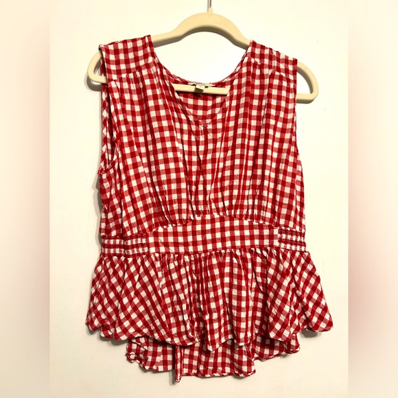Est. 1946 Tops - 70. Est. 1946 Sleeveless Top. Size XL. Red and White